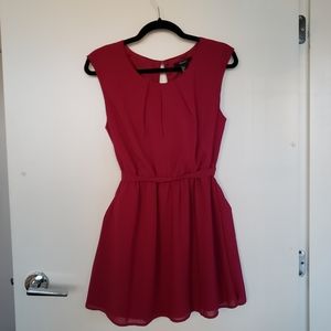 Forever 21, Dress, size S, Plum Red